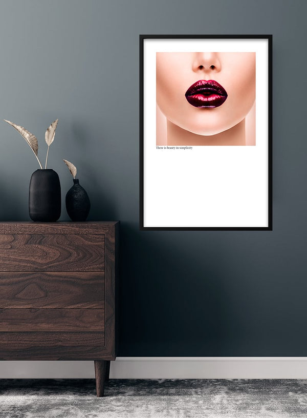 poster fashion Beauty in simplicity