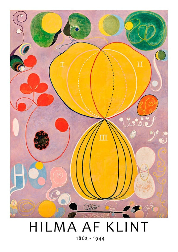HILMA AF KLINT - LOS DIEZ MÁS GRANDES, ADULTEZ, N.º 7 PÓSTER