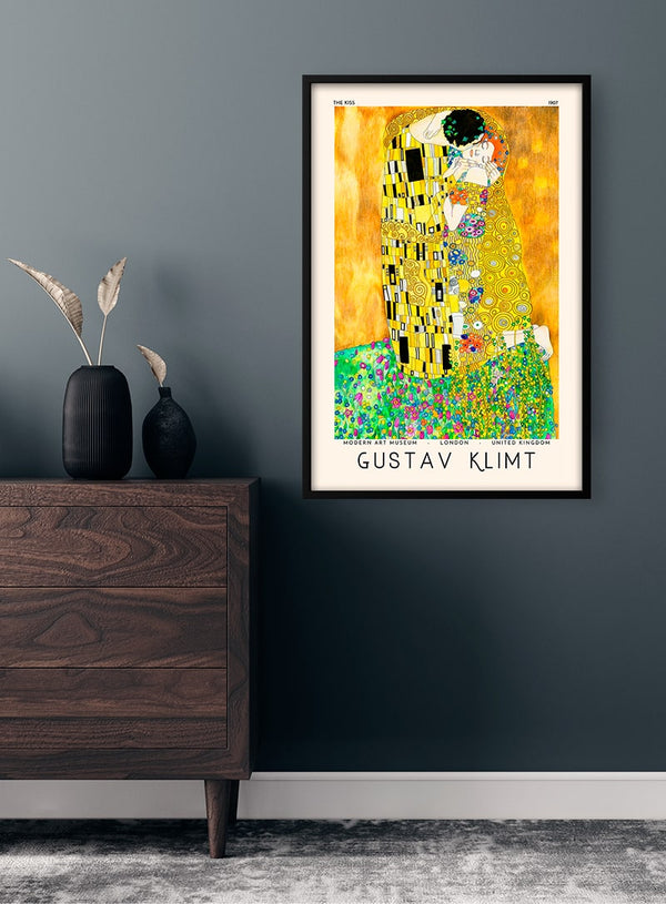 Gustav Klimt - Póster El beso