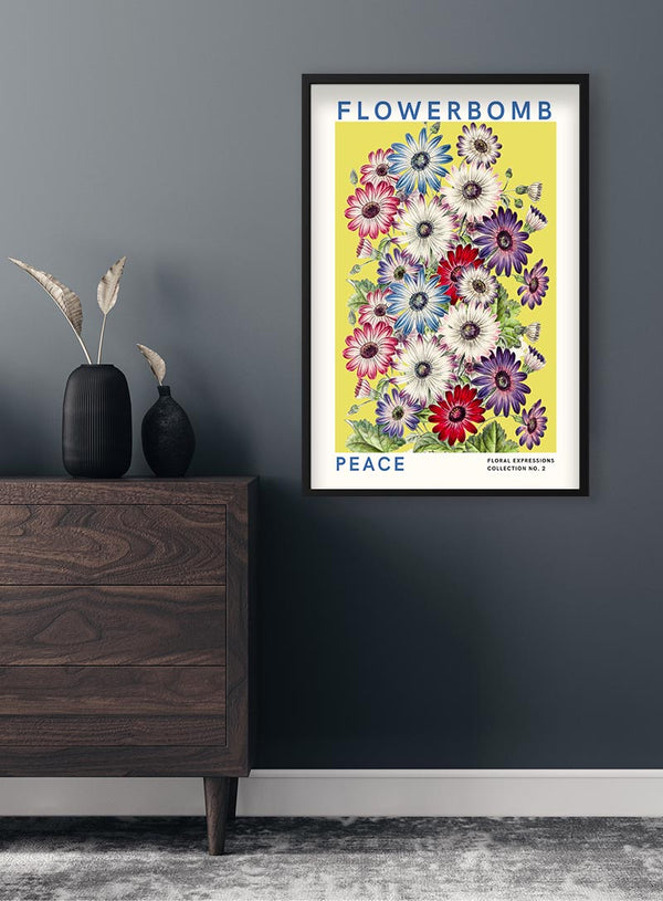 Flowerbomb - Póster Paz