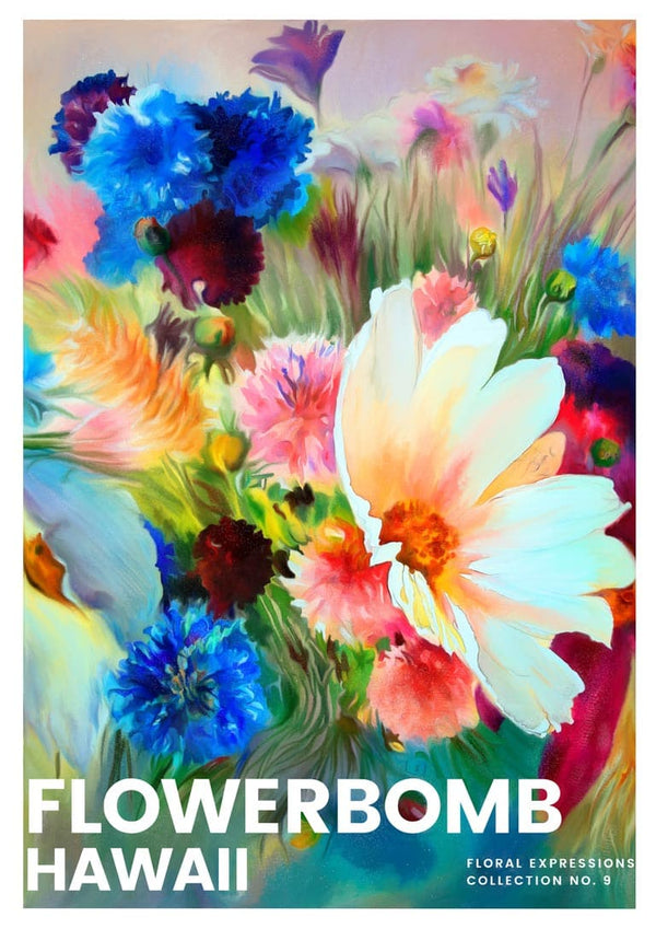 Flowerbomb - Hawaii poster d'arte