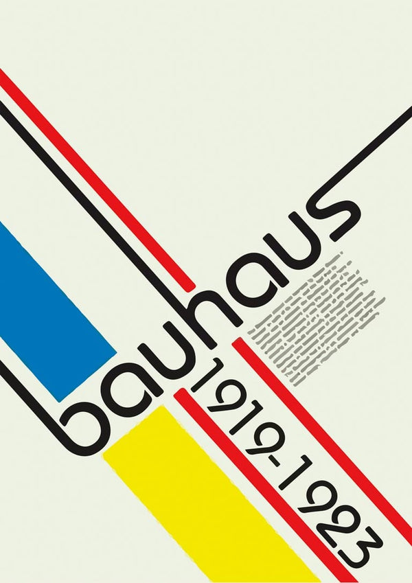 Bauhaus Lines Poster