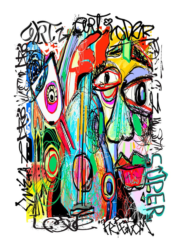 Super Love - Poster Artsy Atelier