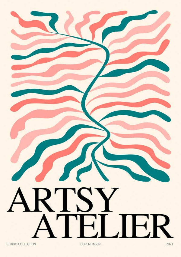 Flower - Póster Artsy Atelier