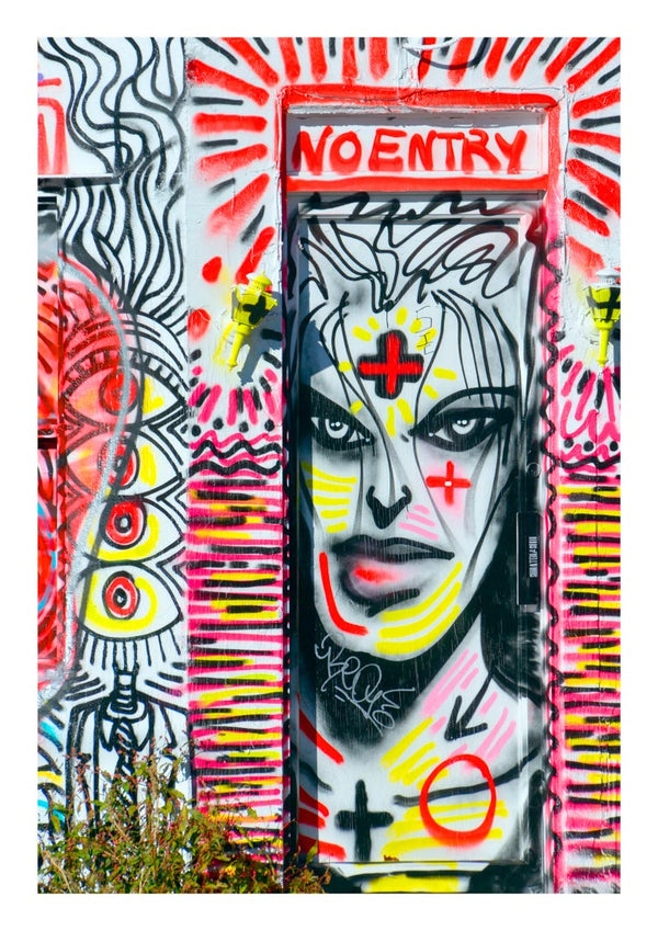 Poster Divieto d'ingresso - Street Art