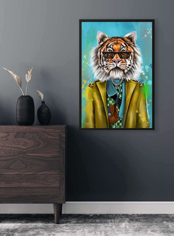 Póster Tan cool como un tigre