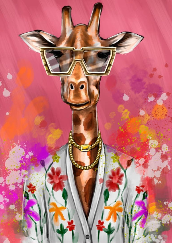 Póster Miami Vice Jirafa
