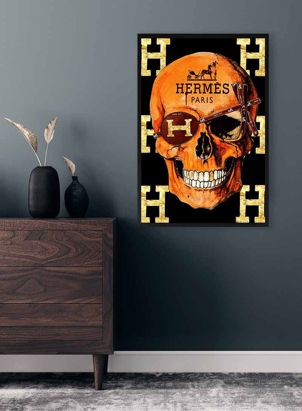 Poster Hermes Skull