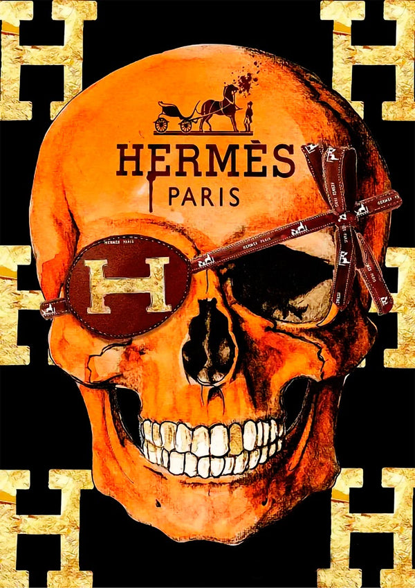 Poster Hermes Skull