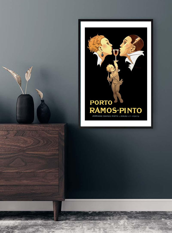 Affiche vintage Ramos-Pinto