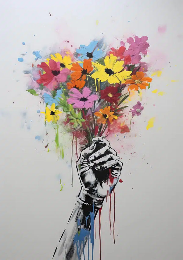 Flores de paz - Póster de Banksy