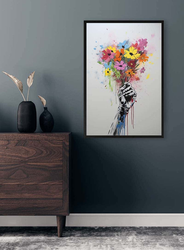 Flores de paz - Póster de Banksy