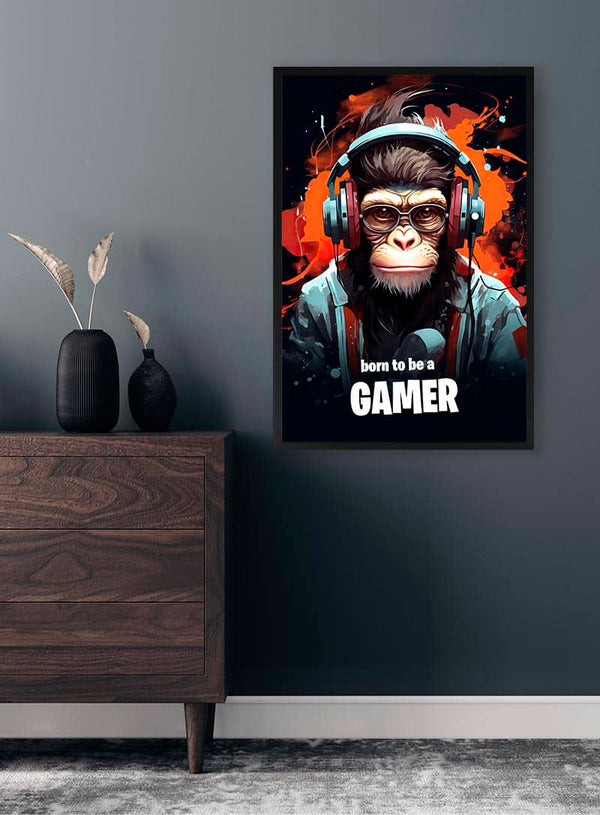 Poster Nato per essere un gamer