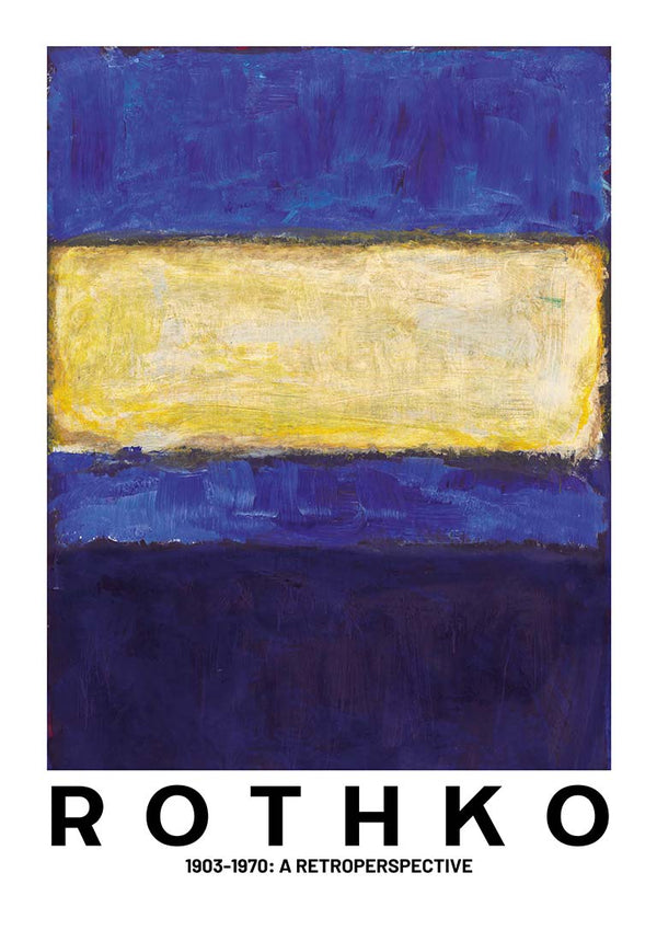 Rothko Jaune sur Bleu