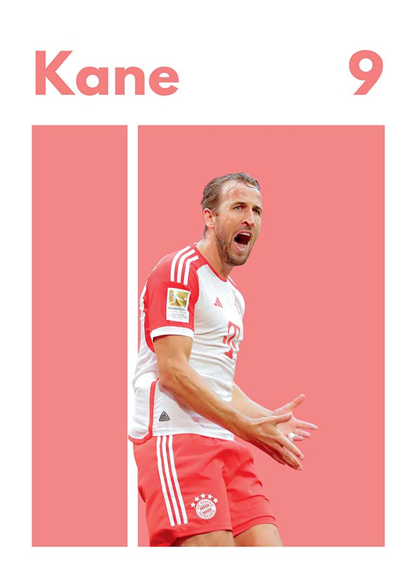 Poster di calcio Harry Kane Bayern