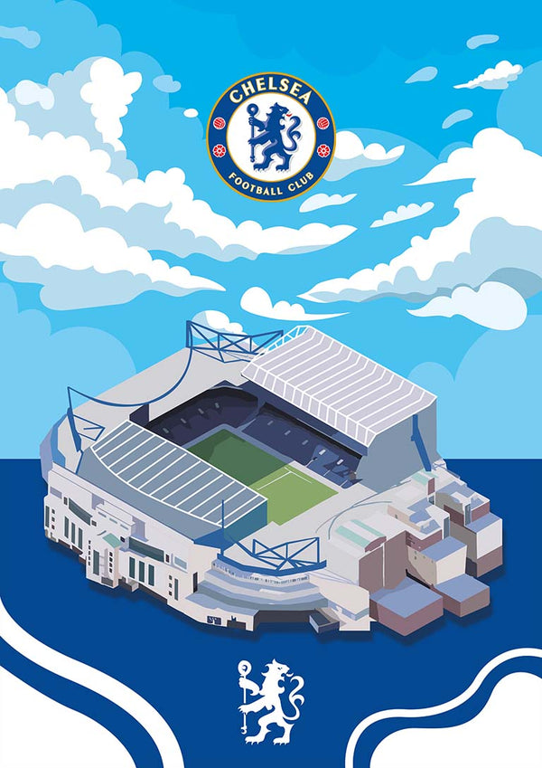 Poster di calcio Stamford Bridge Chelsea