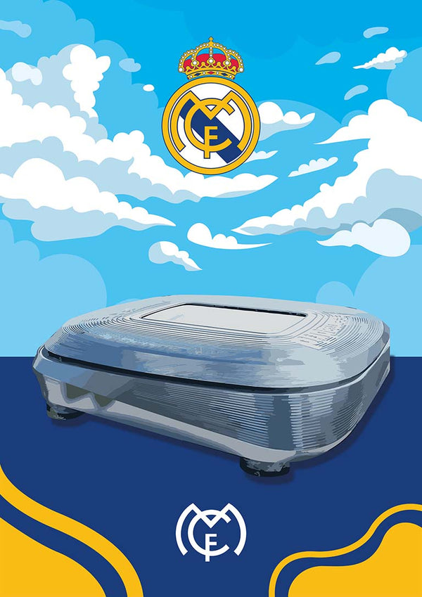 Poster di calcio Santiago Bernabeu Real Madrid