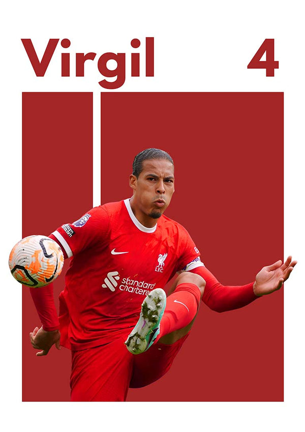 Poster di calcio Virgil van Dijk