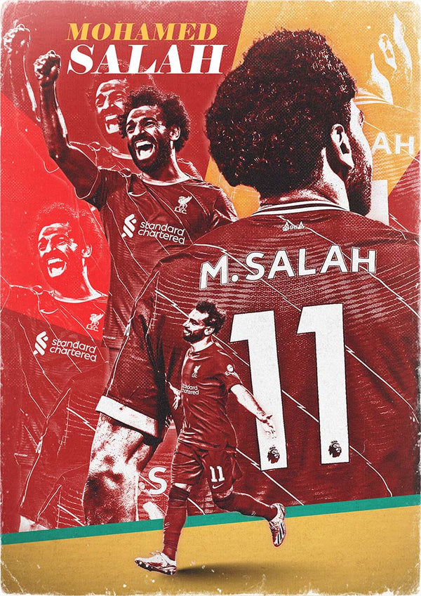 Poster di calcio Mohamed Salah