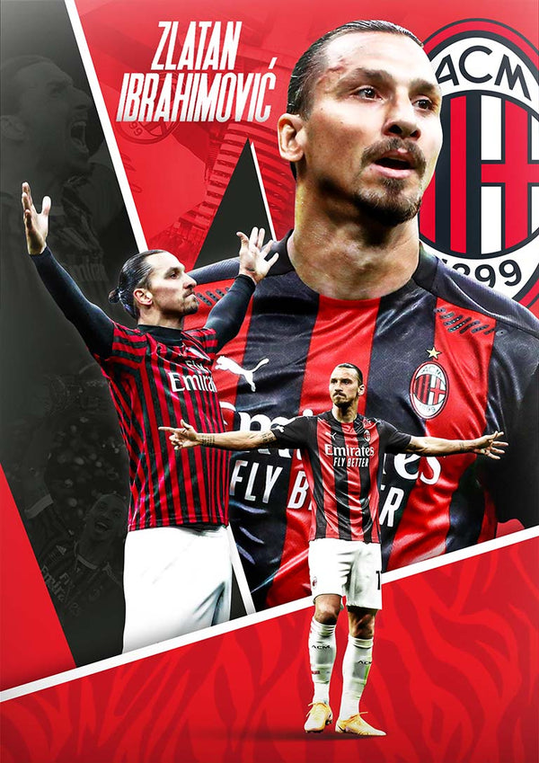 Poster di calcio Zlatan Ibrahimović
