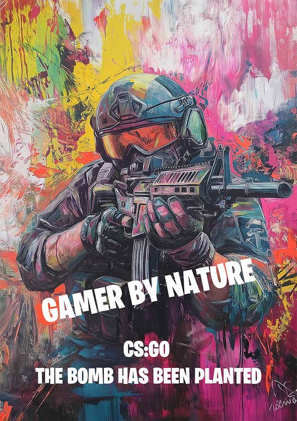 Poster Gamer CS:GO