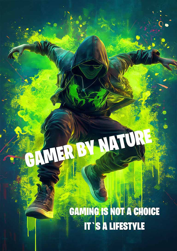 Poster Verde Gamer per Natura