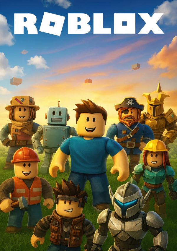 Póster infantil de Roblox