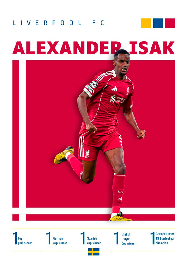 Alexander Isak - Poster calcio Liverpool