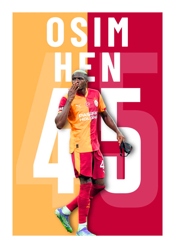 Victor Osimhen - Poster calcio Galatasaray
