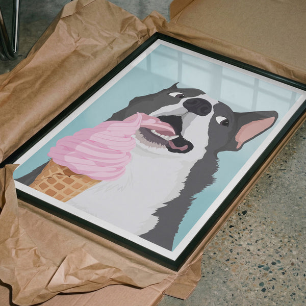 Happy Dog Ice Cream - ByKammille