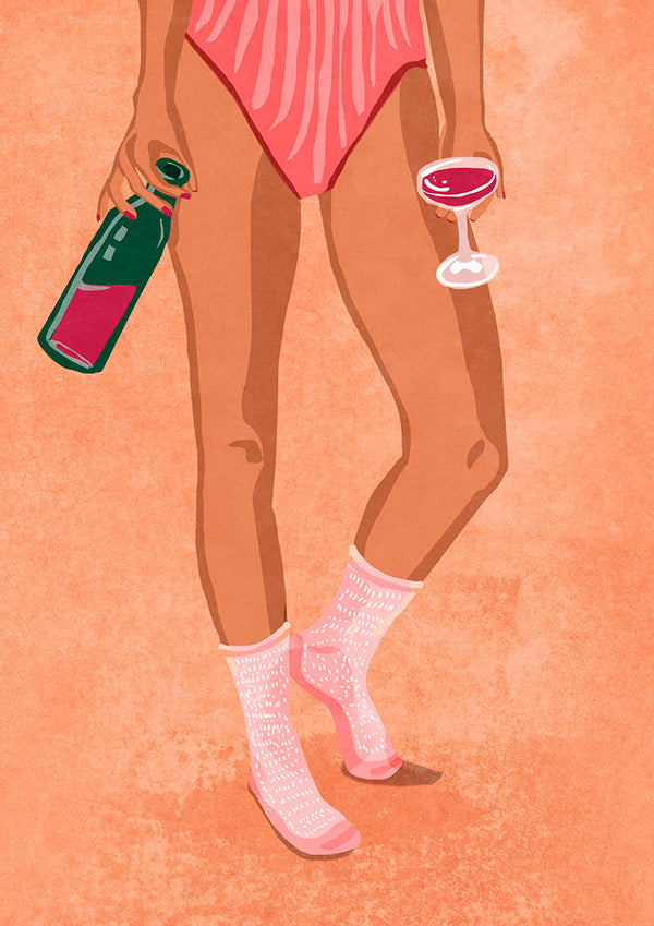 Vino y calcetines - Raissa Oltmanns