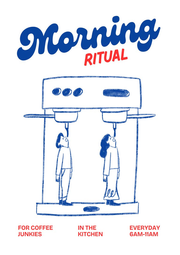 Ritual matutino - adictos al café
