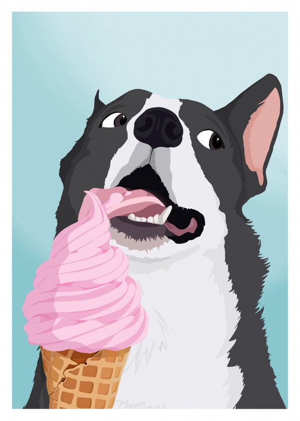 Happy Dog Ice Cream - ByKammille