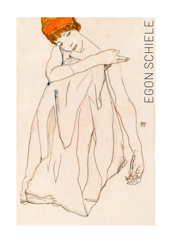 Póster Dancer (1913) de Egon Schiele