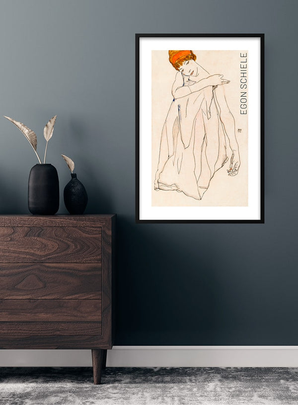 Póster Dancer (1913) de Egon Schiele