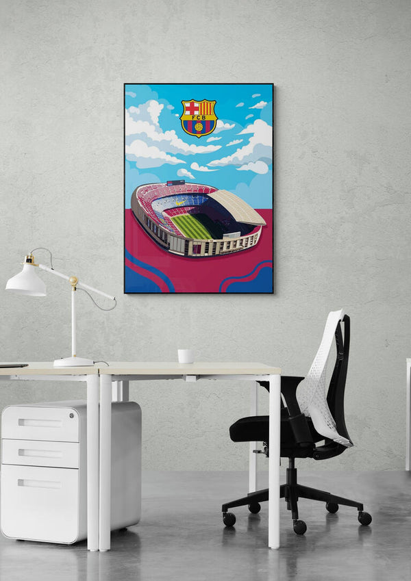 Poster di calcio Camp Nou Barcelona