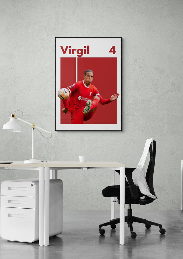 Poster di calcio Virgil van Dijk