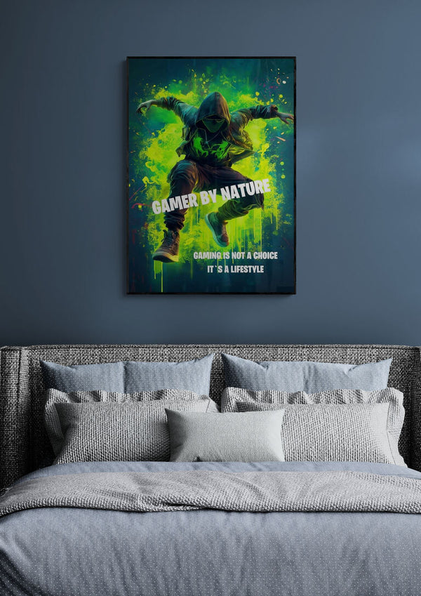 Poster Verde Gamer per Natura