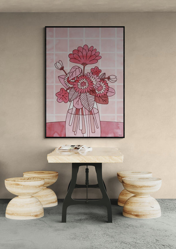 Flores rosas - Hedvig Wallin