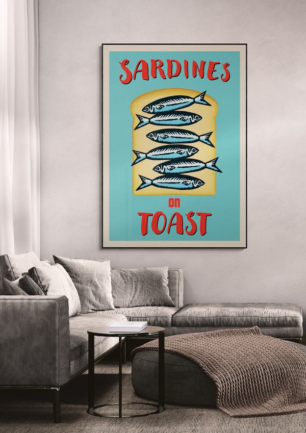 Sardinas sobre tostada - Wallchart