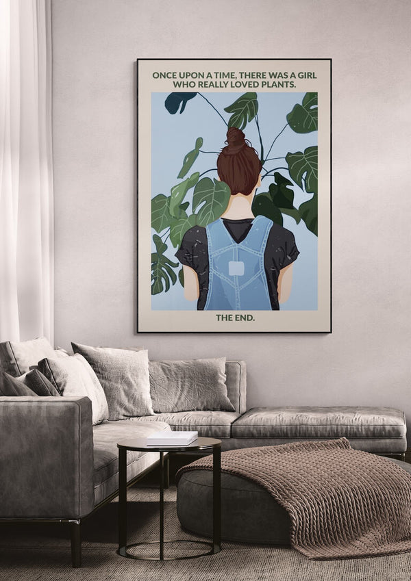 Chica de plantas - Wallchart