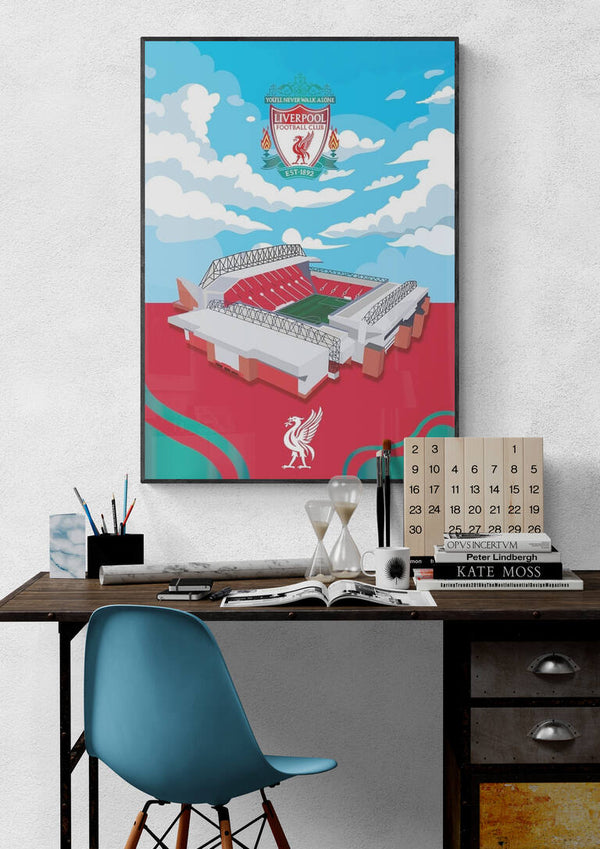 Poster di calcio Anfield Liverpool Stadium